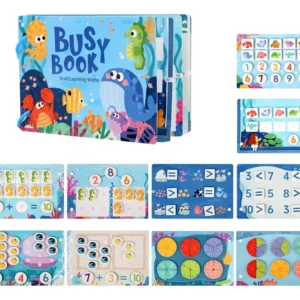 Libro de actividades con velcro