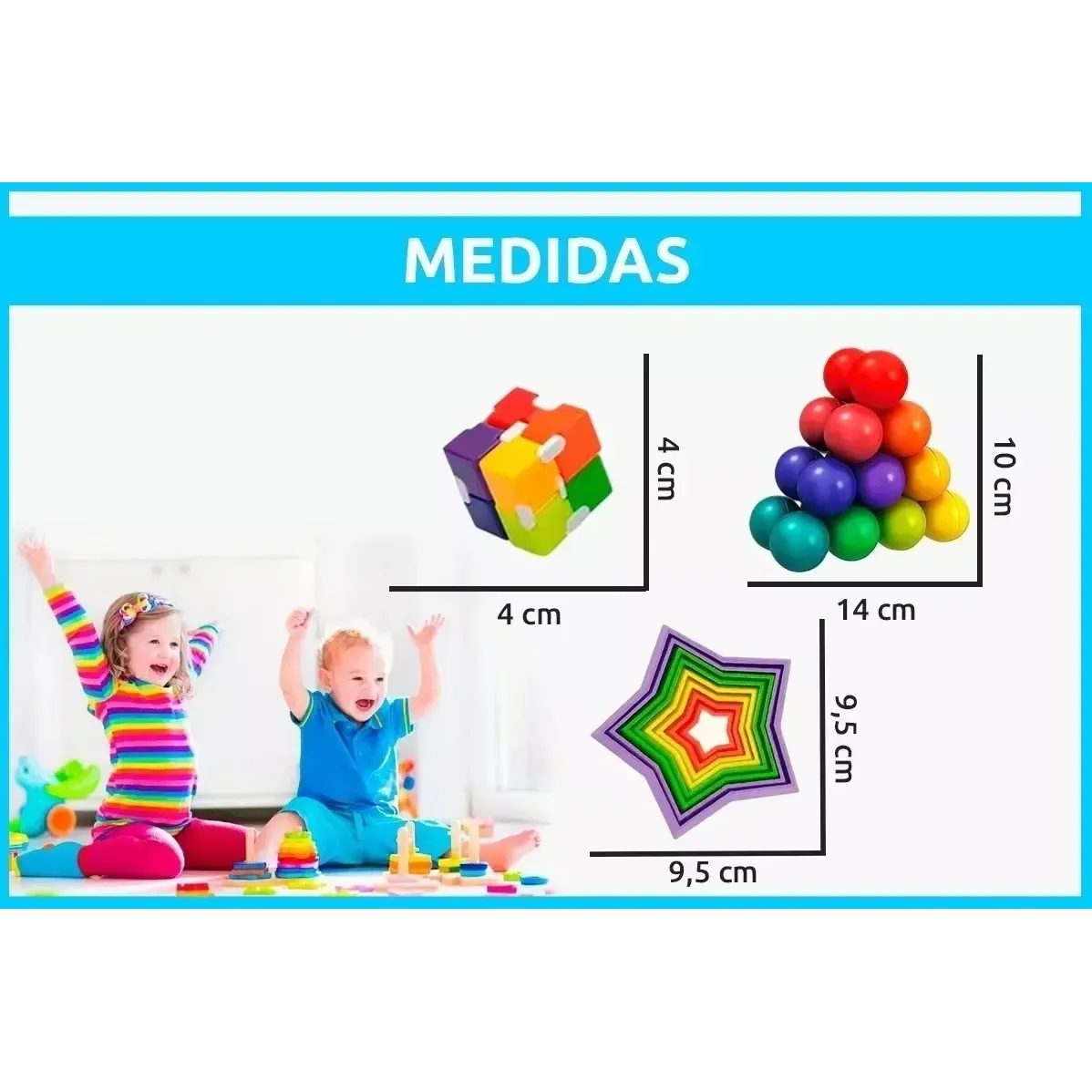 Pack de juguetes sensoriales – 6 piezas - Imagen 2