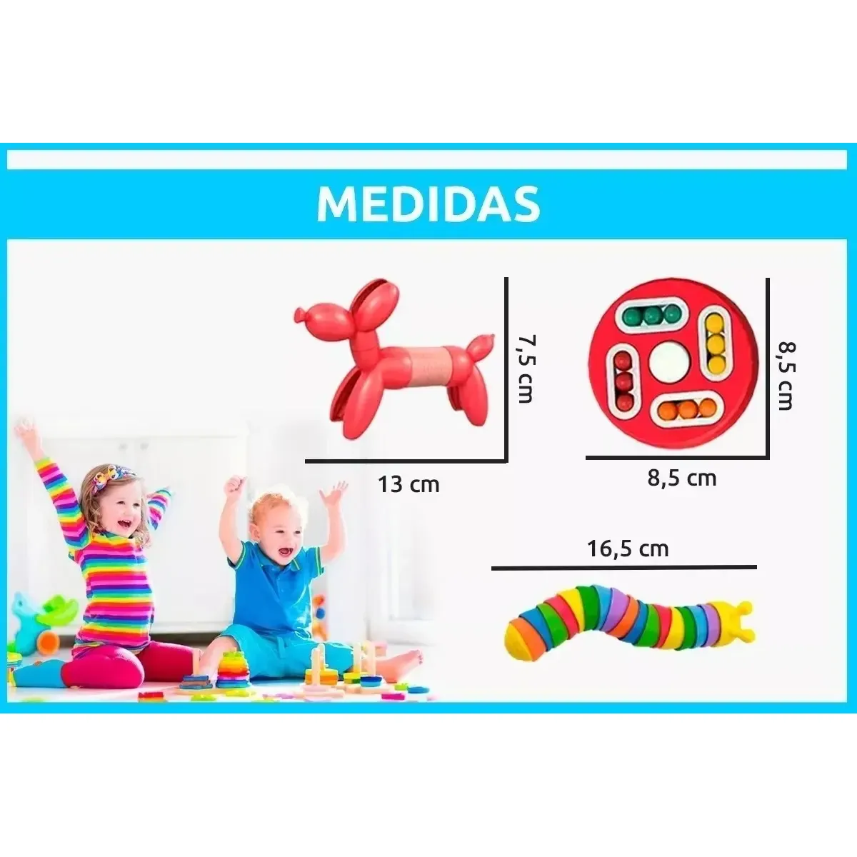 Pack de juguetes sensoriales – 6 piezas - Imagen 3