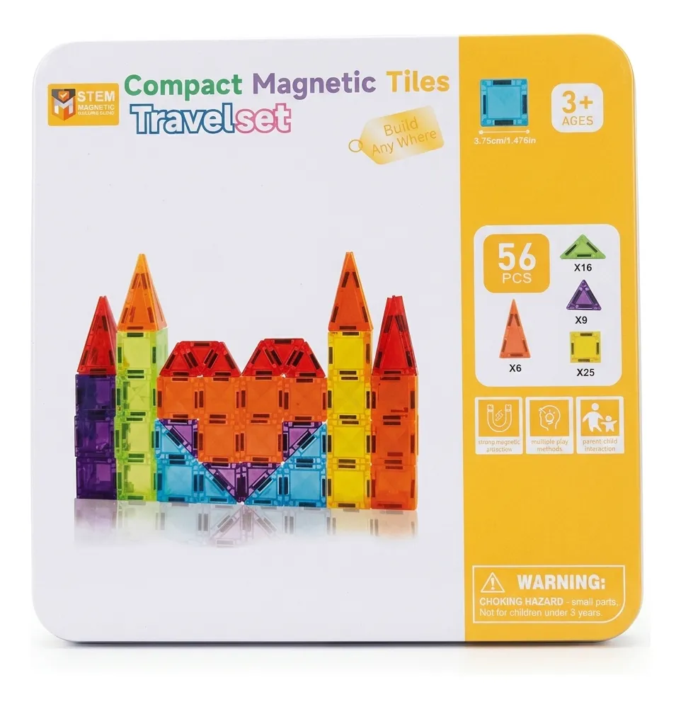 Set magnético de construcción – 56 piezas